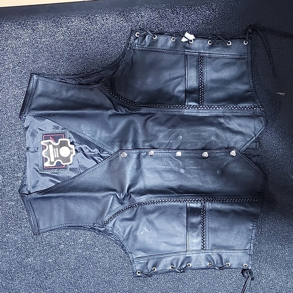 NWT Leather Vest for women